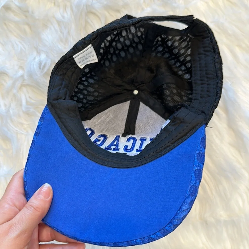 Chicago Cups Blue Black mesh Ballcap